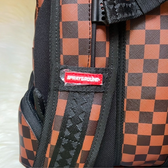 New! SPRAYGROUND Logo Henny Victory Lap Skateboard Strap Backpack - Picture 12 of 16